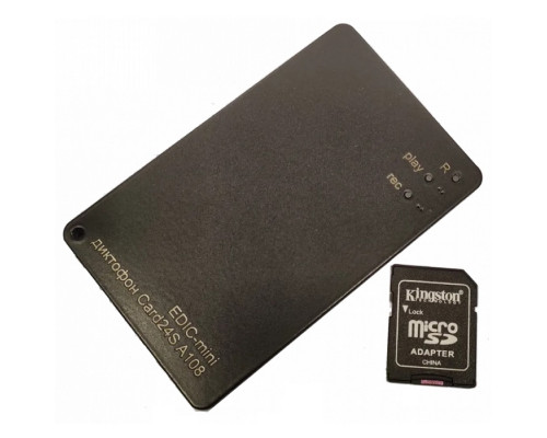 Диктофон цифровой Edic-mini Card24S А108 Телесис